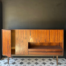 Load image into Gallery viewer, Outstanding Danish Rosewood Mid Century Cocktail Cupboard Cabinet Sideboard 1960’s