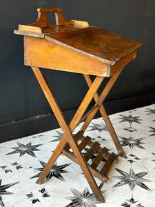 French Antique Folding Childs School Desk