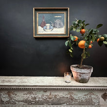Load image into Gallery viewer, French Antique Still Life “Tasse de Thé” Oil Painting on Canvas Framed - French General Trading