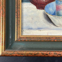 Load image into Gallery viewer, French Antique Still Life “Tasse de Thé” Oil Painting on Canvas Framed - French General Trading