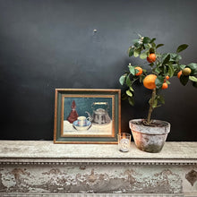 Load image into Gallery viewer, French Antique Still Life “Tasse de Thé” Oil Painting on Canvas Framed - French General Trading