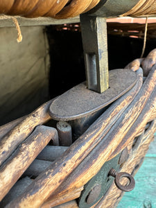 Rare Boar War Basket Trunk Original Lock & Key