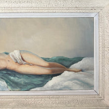 Load image into Gallery viewer, Impressive Reclining Nude French Original Mid Century Oil Painting on Canvas Signed & Framed - French General Trading