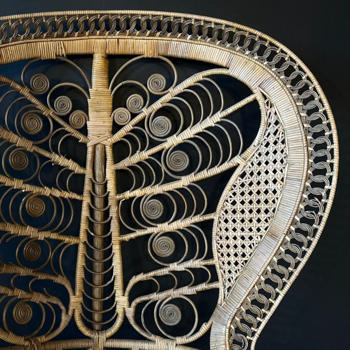 Stunning Pair of Emmanuelle Peacock by Koq Maison Throne Chairs