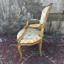 Load image into Gallery viewer, French Louis XV Style Fauteuil Armchair — c.1880
