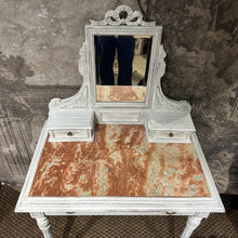 Load image into Gallery viewer, Antique French Louis XVI Dressing Table with Mirror, c.1880