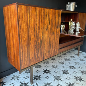 Outstanding Danish Rosewood Mid Century Cocktail Cupboard Cabinet Sideboard 1960’s