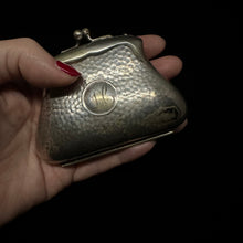 Load image into Gallery viewer, Vintage Silver Purse Bag - Blue Lining - One of a Kind