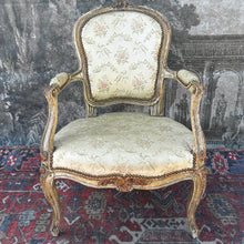 Load image into Gallery viewer, French Louis XV Style Fauteuil Armchair — c.1880