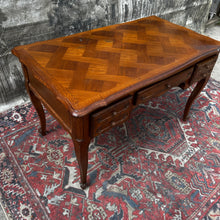 Load image into Gallery viewer, Antique French Provincial Oak Writing Desk - Bureau Plat