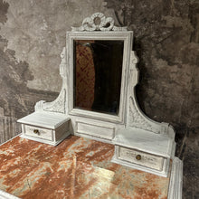 Load image into Gallery viewer, Antique French Louis XVI Dressing Table with Mirror, c.1880