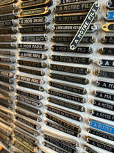 Load image into Gallery viewer, French Vintage Family Name/Place Plaques