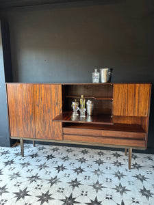Outstanding Danish Rosewood Mid Century Cocktail Cupboard Cabinet Sideboard 1960’s