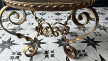 Load image into Gallery viewer, Midcentury French Stone and Wrought Iron Coffee Table - Superb