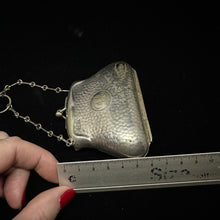 Load image into Gallery viewer, Vintage Silver Purse Bag - Blue Lining - One of a Kind