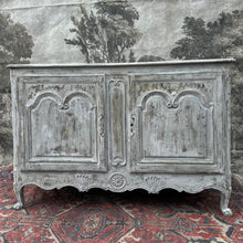 Load image into Gallery viewer, Large Antique French Chateau Painted Buffet Cupboard Louis XV 1870