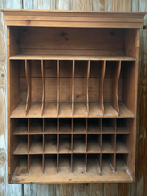 Load image into Gallery viewer, Antique Pine Post Office / Country Estate Office Pigeon Holes