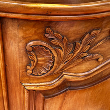 Load image into Gallery viewer, Antique French Louis XV Style Sideboard with Breakfront and Curved Ends, Marquetry Top.