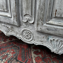 Load image into Gallery viewer, Large Antique French Chateau Painted Buffet Cupboard Louis XV 1870