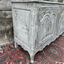 Load image into Gallery viewer, Large Antique French Chateau Painted Buffet Cupboard Louis XV 1870