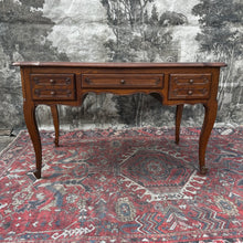 Load image into Gallery viewer, Antique French Provincial Oak Writing Desk - Bureau Plat