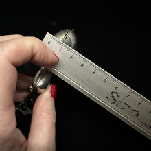 Load image into Gallery viewer, Vintage Silver Purse Bag - Blue Lining - One of a Kind