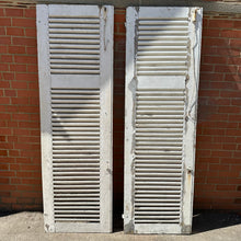 Load image into Gallery viewer, French Window Shutters - Large White Chippy Individual (1)