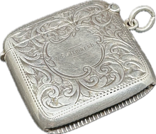 Load image into Gallery viewer, Hallmarked Sterling Silver Vesta Case (1908) — Wearable Treasure Keeper Pendant