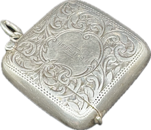 Load image into Gallery viewer, Hallmarked Sterling Silver Vesta Case (1908) — Wearable Treasure Keeper Pendant
