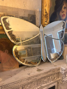 Butterfly Mirror - Genuine Original Vintage Mirror - Barn Find!