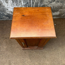 Load image into Gallery viewer, English Antique Victorian Solid Mahogany Bedside Cabinet Nighstand - French General Trading