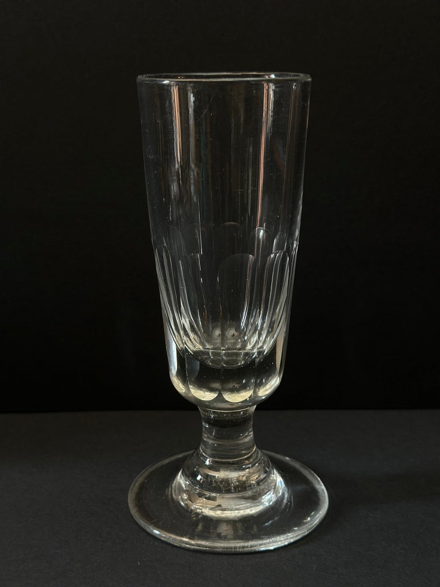 French Antique Absinthe Cut Glass Heavy - small chip - French General Trading