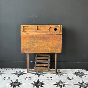 French Antique Folding Childs School Desk - French General Trading