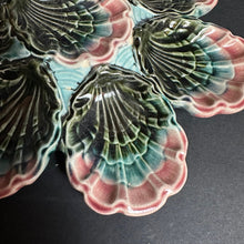 Load image into Gallery viewer, French Antique Majolica Oyster Server Very Rare Barbotine - French General Trading