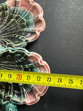 Load image into Gallery viewer, French Antique Majolica Oyster Server Very Rare Barbotine - French General Trading
