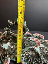 Load image into Gallery viewer, French Antique Majolica Oyster Server Very Rare Barbotine - French General Trading