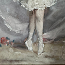 Load image into Gallery viewer, French Antique Original Oil Painting “Ballerine en Pointe” Original Frame Artist Signature. - French General Trading