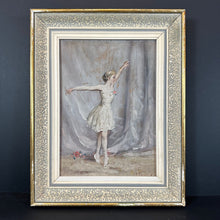 Load image into Gallery viewer, French Antique Original Oil Painting “Ballerine en Pointe” Original Frame Artist Signature. - French General Trading