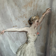 Load image into Gallery viewer, French Antique Original Oil Painting “Ballerine en Pointe” Original Frame Artist Signature. - French General Trading