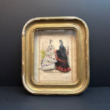 Load image into Gallery viewer, French Antique Shadow Box Fashion Diorama Wall Art - French General Trading