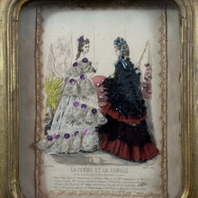 Load image into Gallery viewer, French Antique Shadow Box Fashion Diorama Wall Art - French General Trading
