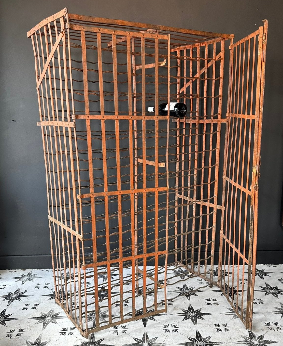 French Wine Safe 300 Bottles | Château Antique | Lockable Wine