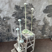 Load image into Gallery viewer, French Vintage Wooden Painted Wig/Hat Stand Collection of 4 - French General Trading