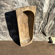 Load image into Gallery viewer, Hand Carved Primitive Antique Wooden Dough Bowl / Trough - French General Trading