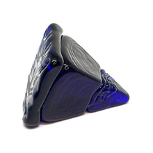 Load image into Gallery viewer, Peter Hewlett Bristol Blue Art Glass Sculpture | Signed British Studio Glass Paperweight