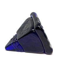 Load image into Gallery viewer, Peter Hewlett Bristol Blue Art Glass Sculpture | Signed British Studio Glass Paperweight