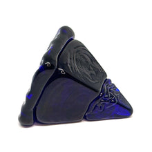 Load image into Gallery viewer, Peter Hewlett Bristol Blue Art Glass Sculpture | Signed British Studio Glass Paperweight