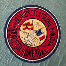 Load image into Gallery viewer, Antique Spanish Faux Book Box, Francisco Romero Valencia Advertising Storage (c.1910)