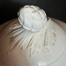 Load image into Gallery viewer, Antique French White Ironstone Soup Tureen – Artichoke Finial – Large Terre de Fer Soupière c.1900