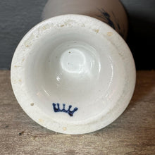 Load image into Gallery viewer, Vintage Otagiri Hacienda Goblet by Hozan | 1970s Japanese Stoneware | Blue &amp; White Floral Wine Chalice | Hand Painted Japan